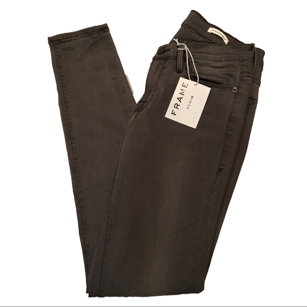 Frame dark grey skinny jeans- NWT